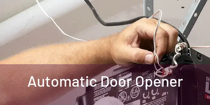  Automatic Door Opener 