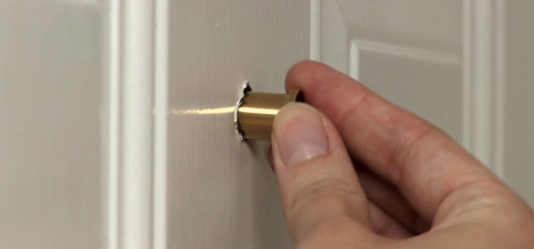 peephole door repair in West Hollywood