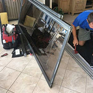 sliding glass door frame repair West Hollywood